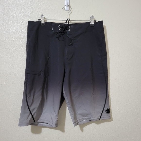 O'Neill Hyperfreak S Seam Swimming Trunks Black Boardshorts Mens Size 30 - Picture 3 of 10